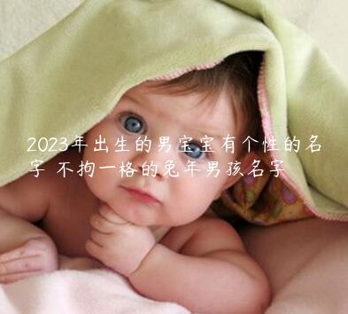 2023年出生的男宝宝有个性的名字 不拘一格的兔年男孩名字
